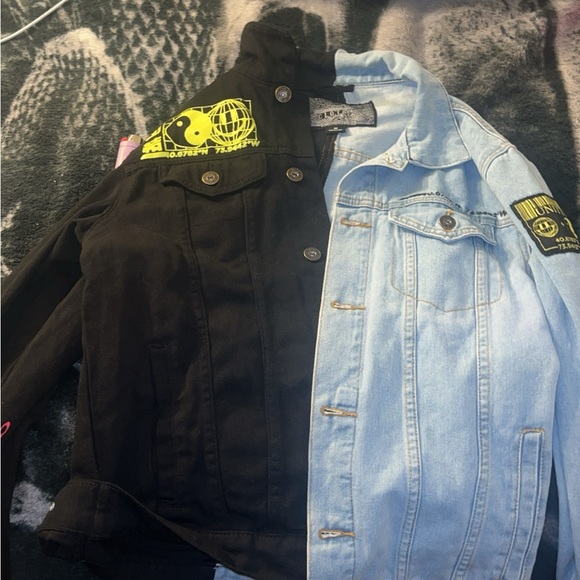 Brooklyn Jean jacket  multi color - Picture 3 of 4